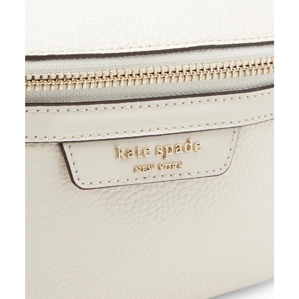 NWOT Kate Spade Hudson Pebbled Leather Parchment/ Ivory Belt Bag - Picture 4 of 5
